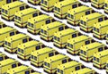Ambulance Fleet Royalty Free Stock Photo