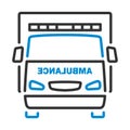 Ambulance Icon Royalty Free Stock Photo