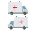 Ambulance icon illustrated in vector on white background