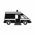 Ambulance icon, simple style Royalty Free Stock Photo