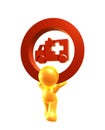 Ambulance icon symbol