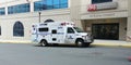 Ambulance parked outside hospital