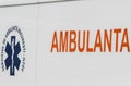 Ambulance sign