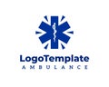 Ambulance symbol vector logo template
