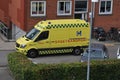 Ambulance transport sick patiÃÂ©nt to hopital Copenhagen