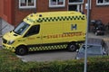 Ambulance transport sick patiÃÂ©nt to hopital Copenhagen