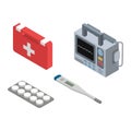 Ambulance vector doctor character ambulance car and pharmacy medicine drugs pills illustration medicatio first-aid