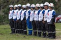 Ambulance workers in Ecuador