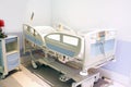 Ambulatory bed with monitors