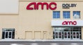 AMC Movie Theater exterior closed due to Coronavirus