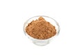 Amchur powder in glass bowl Royalty Free Stock Photo