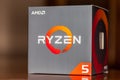 AMD Ryzen logo on carton