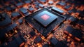 AMD Ryzen Threadripper high-performance workstation processor with architecture under technological