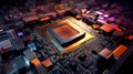 AMD Ryzen Threadripper high-performance workstation processor with architecture under technological