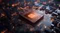 AMD Ryzen Threadripper high-performance workstation processor with architecture under technological