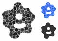 Ameba Composition Icon of Round Dots