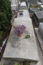 Amedeo modigliani tomb into Pere-lachaise cemetery, Paris,
