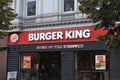 Ameican chain Burger king fast food retaurant in Copenhagen