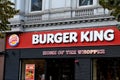 Ameican chain Burger king fast food retaurant in Copenhagen