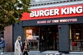 Ameican chain Burger king fast food retaurant in Copenhagen