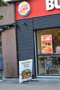 Ameican chain Burger king fast food retaurant in Copenhagen