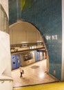 Ameixoeira station, Lisbon subway, Portugal Royalty Free Stock Photo