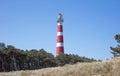 Ameland Lighthouse Bornrif near Hollum Royalty Free Stock Photo