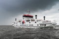 Ferry from Nes to Holwert, Sier, Ameland to Frisian mainland, ferry on the water, people cars on board