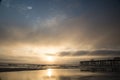 Amelia Island pier Royalty Free Stock Photo