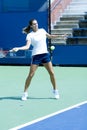 Amelie Mauresmo practicing