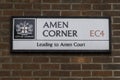 Amen Corner Street Sig