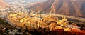 Amer Fort, aJaipur - a bird eye view Royalty Free Stock Photo
