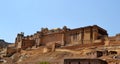 Amer fort landscape, amer town, outskirt Jaipur Rajasthan India Royalty Free Stock Photo