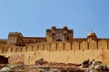 Amer fort landscape, amer town, outskirt Jaipur Rajasthan India Royalty Free Stock Photo