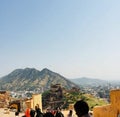 Amer fort natural view in Jaipur India Rajasthan