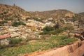 Amer village from Amer palace, Jaipur, India. Royalty Free Stock Photo