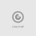 Amera lens. Flat vector icon. Simple hardware icon