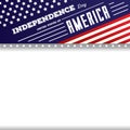 america independence day card. Vector illustration decorative design