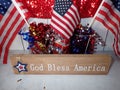 1776 America Independence Day July 4th. GOd Bless America Royalty Free Stock Photo