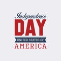 america independence day poster. Vector illustration decorative design