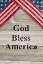 America patriotic message Royalty Free Stock Photo