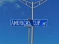America\'s Cup Avenue Road Signage