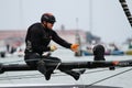 America's Cup World Series Venice - YANN GUICHARD Royalty Free Stock Photo