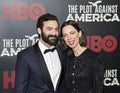 Morgan Spector and Rebecca Hall at HBO Red Carpet Premiere of `The Plot Against America` Royalty Free Stock Photo
