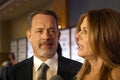American actor Tom Hanks and his wife Rita Wilson Royalty Free Stock Photo