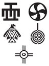 American and african symbols - Indians