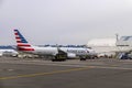 American Airlines Boeing 737-823 Aircraft at PDX Airport Royalty Free Stock Photo