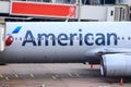 American Airlines detail Royalty Free Stock Photo