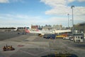 American Airlines Embraer E190 at Boston Airport, USA