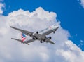 American Airlines Jet Aircraft Royalty Free Stock Photo